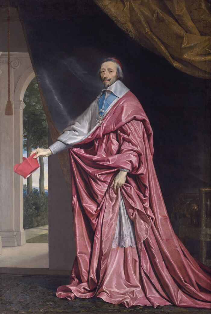 Kardinal Richelieu (gemalt von Philippe de Champaigne, um 1633)