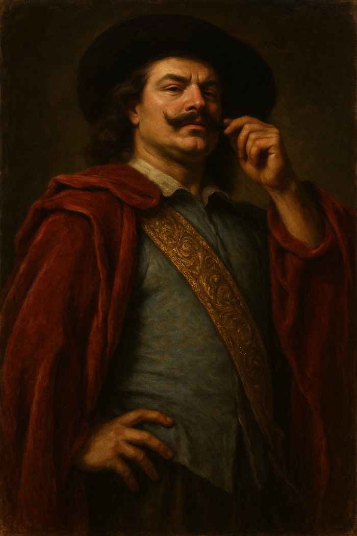 KI-generiertes Portrait von Porthos